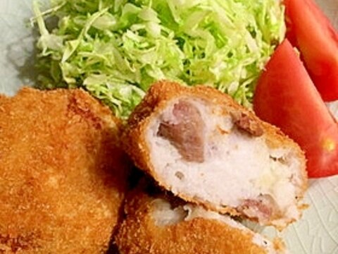 里芋と味付け肉のコロッケ